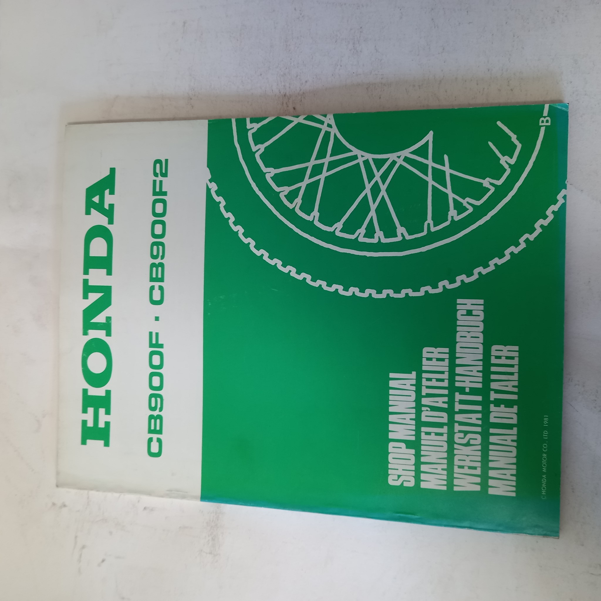 Picture of Werkstatthandbuch Nachtrag Honda  CB900F F2